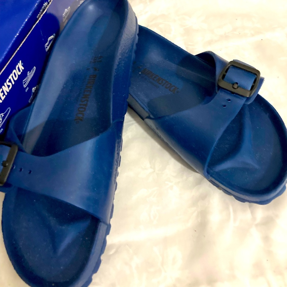 Birkenstock Navy Eva Footbed Sandals
